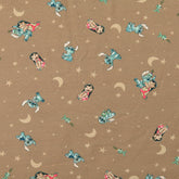 Lizenz Baumwolljersey Digital Lilo & Stitch - beige